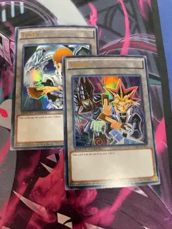 YUGIOH - YUGI + KAIBA TOKEN - LDK2 - ULTRA RARE - LIMITED EDITION - NM - Image 1