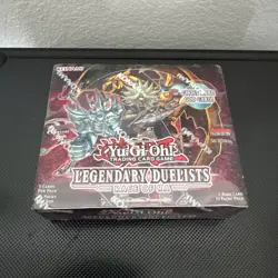 Rage of RA Booster Box 1st edition YuGiOh Legendary Duelists Konami Factory Seal - Image 1
