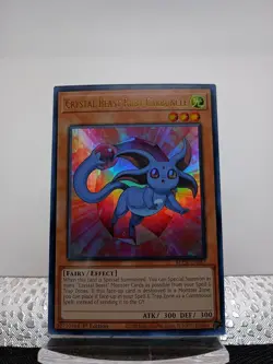 3x Yugioh! Crystal Beast Ruby Carbuncle - BLCR-EN047 - Ultra Rare - 1st Edition - Image 1