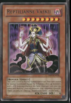 Yu-Gi-Oh! TCG Reptilianne Vaskii ABPF-EN018 Unlimited Rare - Image 1