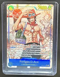 2025 One Piece Carrying On His Will Portgas D. Ace Secret Rare #OP13-119 - Image 1