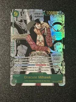 NM ⭐ DRACULE MIHAWK #119 (OP14-119) MANGA ALT ART – AZURE SEA’S SEVEN ONE PIECE - Image 1
