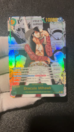 NM ⭐ DRACULE MIHAWK #119 (OP14-119) MANGA ALT ART – AZURE SEA’S SEVEN ONE PIECE - Image 2
