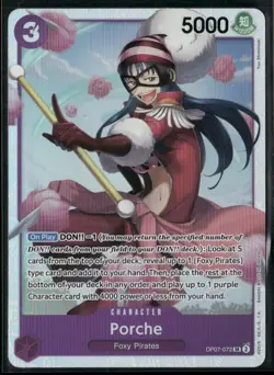 Porche OP07-072 - One Piece TCG 500 Years in the Future SR - Image 1