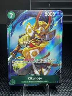 One Piece Kikunojo SR EB04-012 (Alternate Art) The Azure Sea's Seven Foil See Pi - Image 1