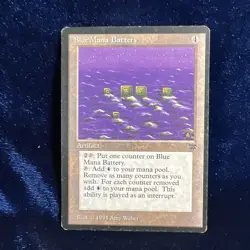 Blue Mana Battery Legends MTG Magic the Gathering English Card 1994 - Image 1