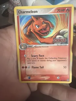 Pokemon TCG Charmeleon Card 28/108 EX Power Keepers Reverse Holo Stamped - Image 1