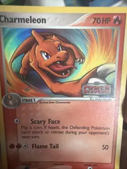 Pokemon TCG Charmeleon Card 28/108 EX Power Keepers Reverse Holo Stamped - Image 2