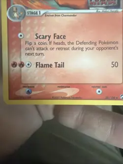 Pokemon TCG Charmeleon Card 28/108 EX Power Keepers Reverse Holo Stamped - Image 3