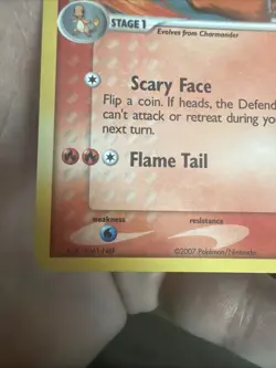 Pokemon TCG Charmeleon Card 28/108 EX Power Keepers Reverse Holo Stamped - Image 4