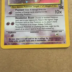 Rare Pokemon TCG Holo Mew Black Star Promo Card 9 Basic - Image 3
