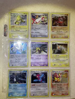 Pokemon Card Lot 9 Vintage Cosmos Holos 🔥 SWIRL ON EVERY CARD! 2004-2009 LP-HP - Image 1