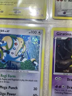 Pokemon Card Lot 9 Vintage Cosmos Holos 🔥 SWIRL ON EVERY CARD! 2004-2009 LP-HP - Image 5
