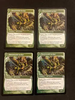 x4 Thornweald Archer [Future Sight] 4x Magic MTG Cards LP - Image 1