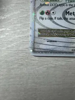 Pokemon Arceus LV.X 95/99 Arceus Holo Rare LV.X Level Up Card 2009 - Image 2