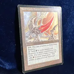 Red Mana Battery Legends MTG Magic the Gathering English Card 1994 - Image 2