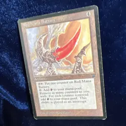 Red Mana Battery Legends MTG Magic the Gathering English Card 1994 - Image 3