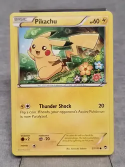 Pikachu - 27/111 - Furious Fists Set - Pokemon Card - LP - Image 1