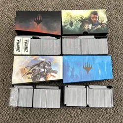 Assorted lot of 2,000+ Magic: The Gathering cards (C/U) and 4 bundle boxes - Image 1