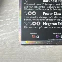 Pokemon Tyranitar PRIME 88/95 Unleashed Holo Ultra Rare Stage 2 Card 2010 - Image 2