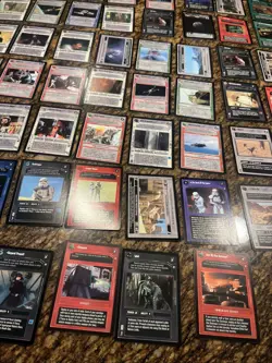 89 Decipher 1998 Star Wars Card Lot Unplayed Cards - Image 2