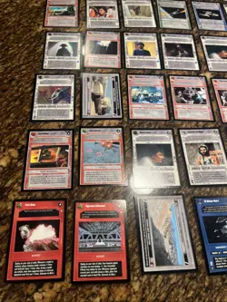 89 Decipher 1998 Star Wars Card Lot Unplayed Cards - Image 3