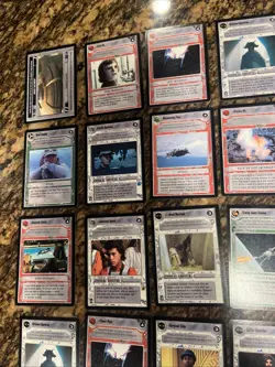 89 Decipher 1998 Star Wars Card Lot Unplayed Cards - Image 4