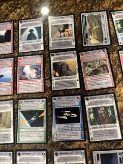 89 Decipher 1998 Star Wars Card Lot Unplayed Cards - Image 5