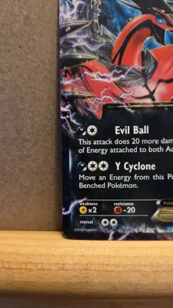 Yveltal Black Star Promo XY08 Holo LP - ungraded Pokemon Card - Image 4