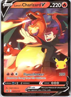 Lance's Charizard V Promo SWSH: Sword & Shield Promo Cards SWSH133 NM - Image 1