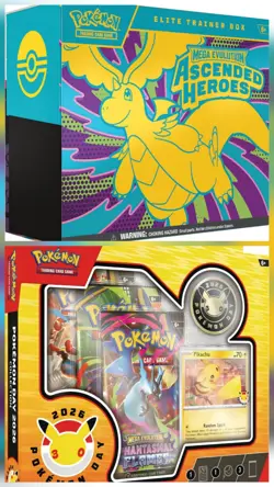 POKEMON Card Ascended Heroes Elite Trainer Box & Pokemon Day 2026 Box (Bundle) - Image 4