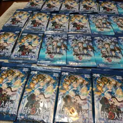Huge Shiningsoul Identity V Anime Trading Card Game 31 Booster Pack Lot Set CCG - Image 3