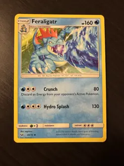 Feraligatr 20/73 NM Shining Legends English Pokemon Card TCG - Image 1