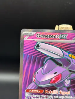 Pokemon Sv: Black Bolt Genesect EX Double Rare Holo Card English 161/086 - Image 3