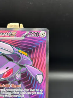 Pokemon Sv: Black Bolt Genesect EX Double Rare Holo Card English 161/086 - Image 4
