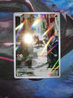 Litleo 139/132 Illustration Rare Pokemon Card Mega Evolutions - English TCG - Image 1
