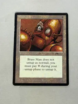 MTG Brass Man Arabian Nights Magic the Gathering - Image 1