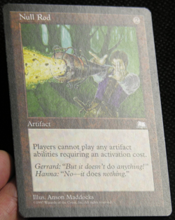Null Rod - Weatherlight - MTG Magic the Gathering *NM* Never Played - Image 4