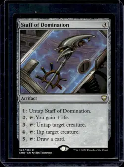 2020 Magic MTG Commander Legends Staff of Domination #343 - Image 1