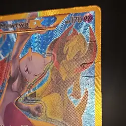 2015 Pokemon Breakthrough Mewtwo EX secret Rare 163/162 HP-DMG - Image 3