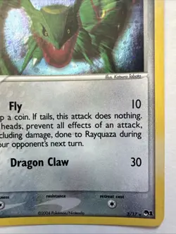 Pokemon TCG Rayquaza Holo Promo #3 Pokemon Promos Holo Promo Promo - Image 4