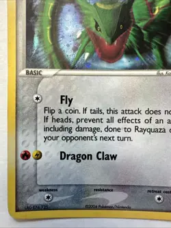 Pokemon TCG Rayquaza Holo Promo #3 Pokemon Promos Holo Promo Promo - Image 5