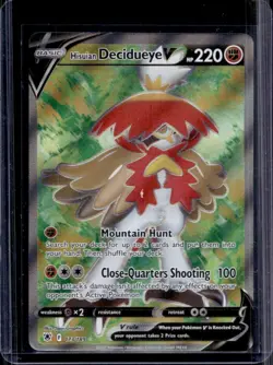 2022 Pokemon SWSH Astral Radiance Hisuian Decidueye V Ultra Rare #173/189 - Image 1