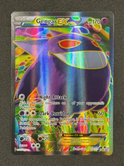 Pokemon TCG XY Phantom Forces #114/119 Gengar ex Full Art Beautiful Condition - Image 1