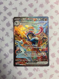 Pokemon Greninja ex 214/167 Sv06 Twilight Masquerade Special Illustration Rare … - Image 1