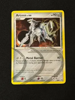 Pokemon TCG Arceus AR9/99 Holo Rare Platinum Arceus LP - Image 1