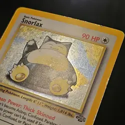 1999 Pokemon Jungle 1st Edition Snorlax Holo Rare 11/64 HP - Image 3