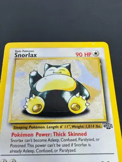 Pokemon TCG Snorlax 27/64 Jungle Regular Non-Holo Rare WOTC Vintage 1999 - MP - Image 2