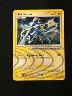 Pokemon TCG Arceus AR6/99 Holo Rare Platinum Arceus LP - Image 1