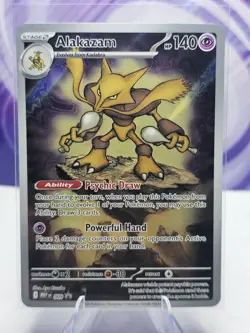 Pokemon Alakazam 009 Me: Mega Evolution ETB Promo Holo NM - Image 1